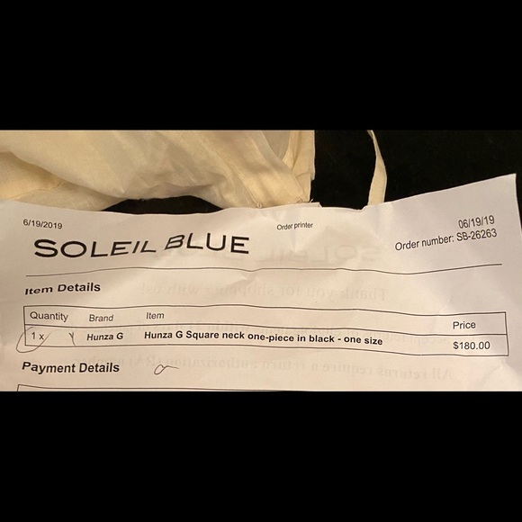 Hunza G One Piece BNWT! - Picture 8 of 8